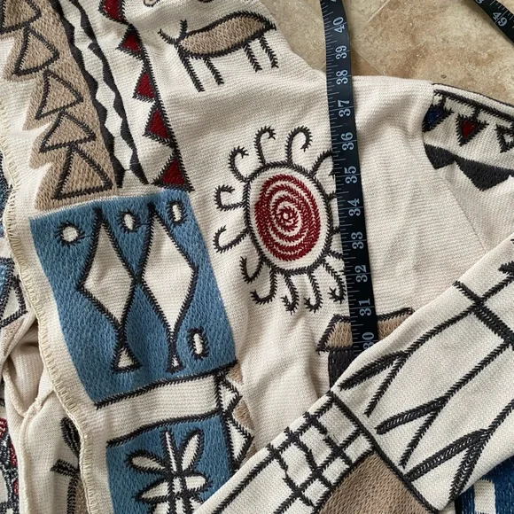 Johnny Was Biya Cream/ Ecru Kate Hooded Duster - Picture 5 of 5